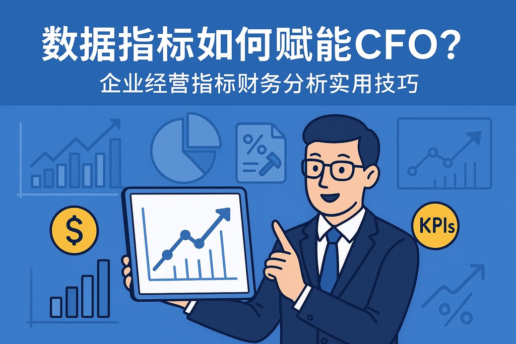 数据指标如何赋能CFO？企业经营指标财务分析实用技巧