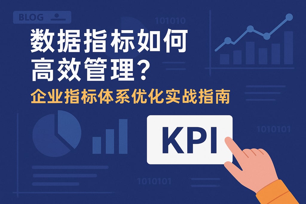 数据指标如何高效管理？企业指标体系优化实战指南