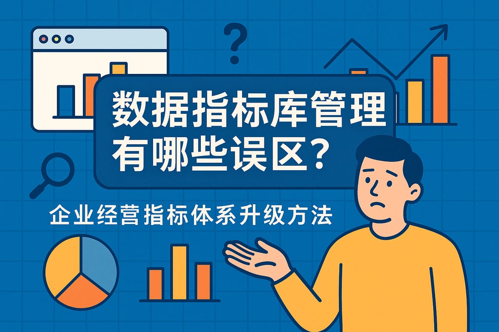 数据指标库管理有哪些误区？企业经营指标体系升级方法