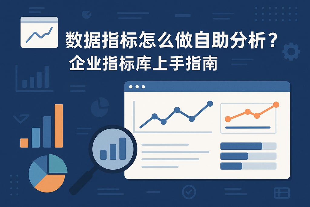 数据指标怎么做自助分析？企业指标库上手指南