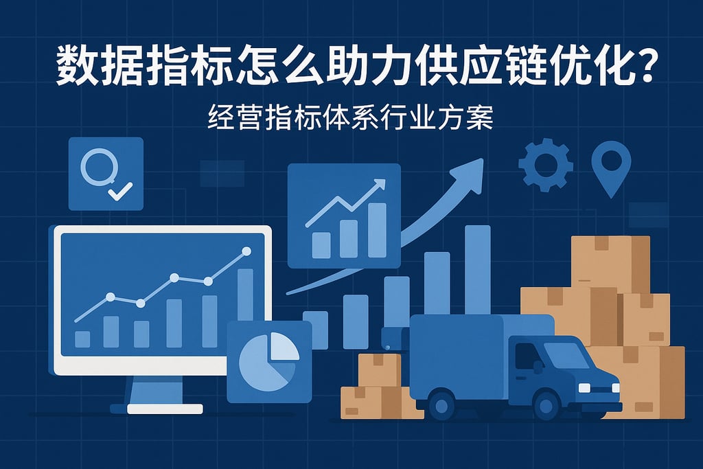 数据指标怎么助力供应链优化？经营指标体系行业方案
