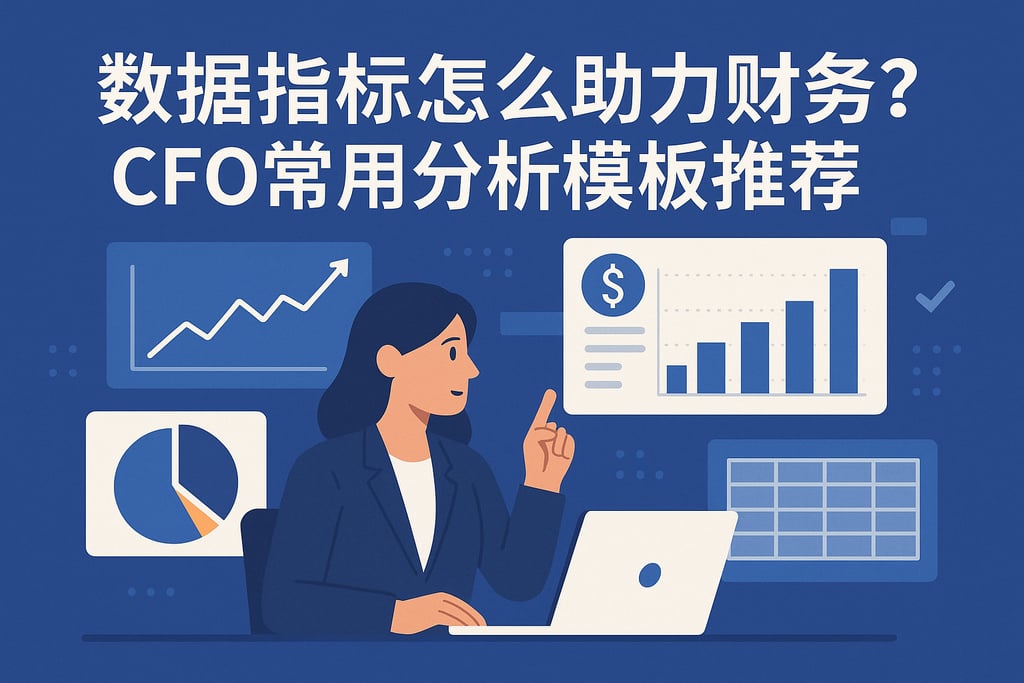 数据指标怎么助力财务？CFO常用分析模板推荐