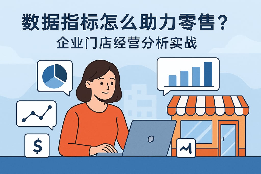 数据指标怎么助力零售？企业门店经营分析实战