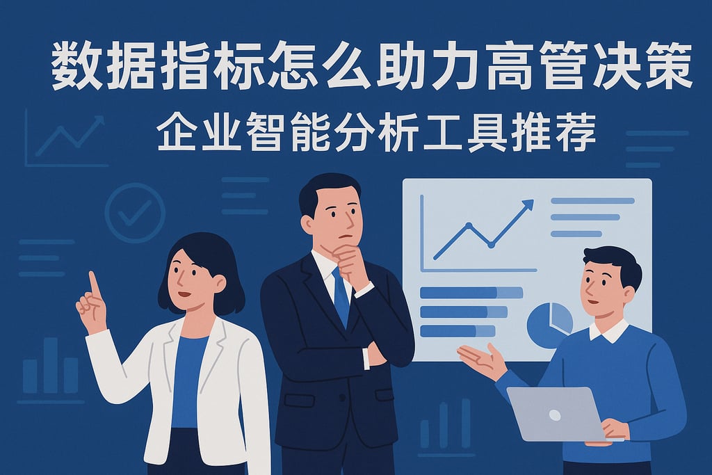 数据指标怎么助力高管决策？企业智能分析工具推荐