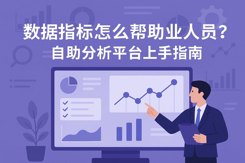 数据指标怎么帮助业务人员？自助分析平台上手指南