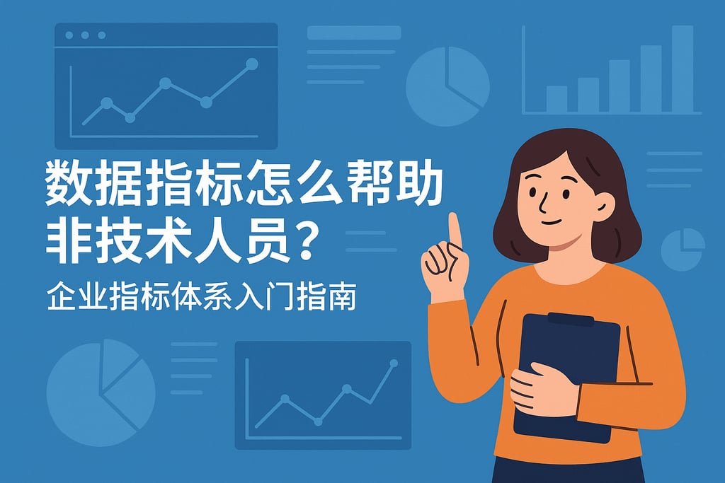 数据指标怎么帮助非技术人员？企业指标体系入门指南
