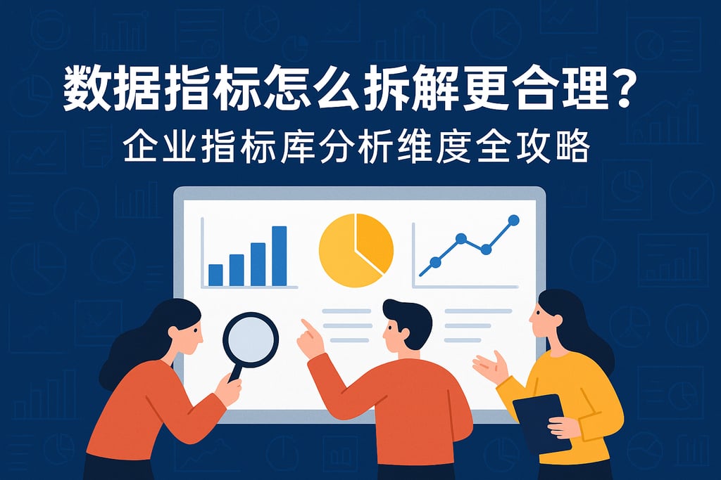 数据指标怎么拆解更合理？企业指标库分析维度全攻略