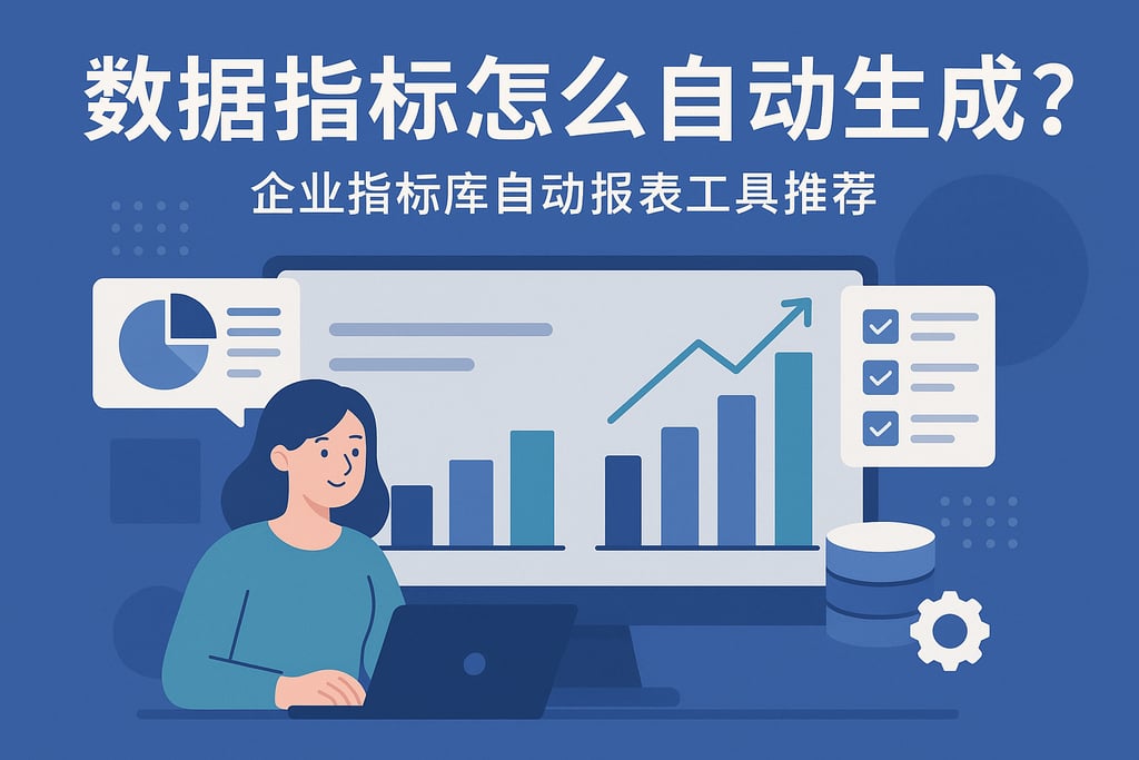 数据指标怎么自动生成？企业指标库自动报表工具推荐