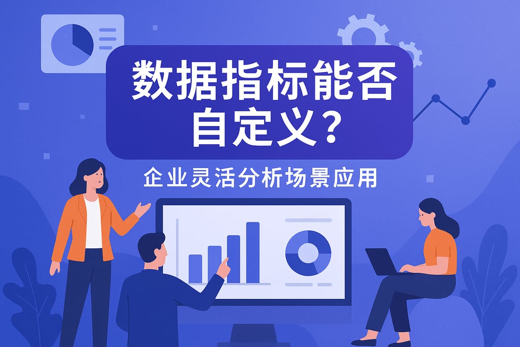 数据指标能否自定义？企业灵活分析场景应用