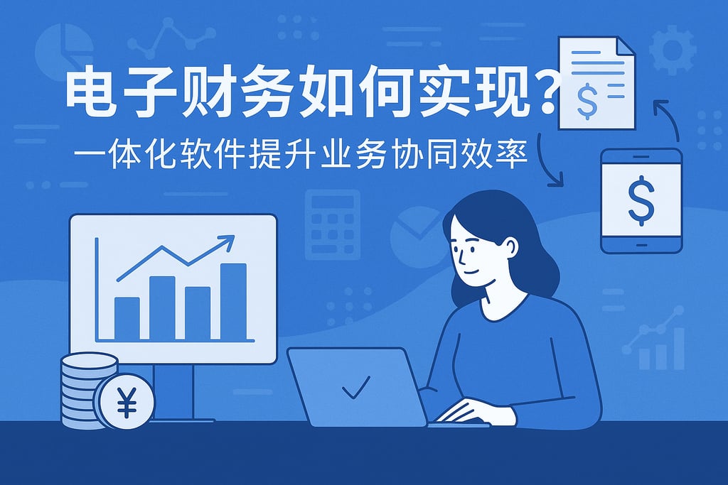 电子财务如何实现？一体化软件提升业务协同效率