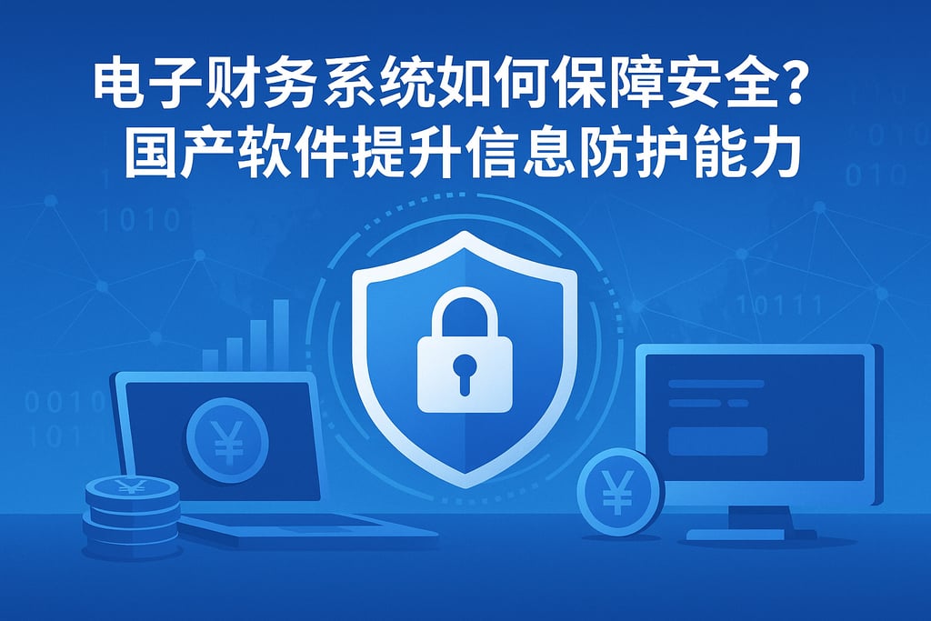 电子财务系统如何保障安全？国产软件提升信息防护能力