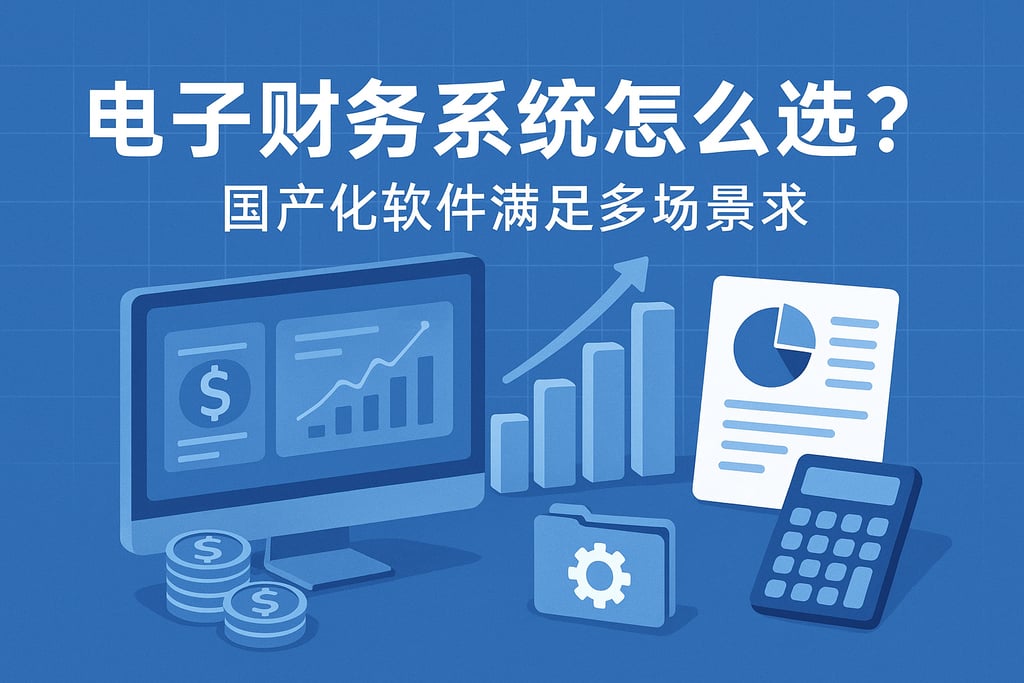 电子财务系统怎么选？国产化软件满足多场景需求
