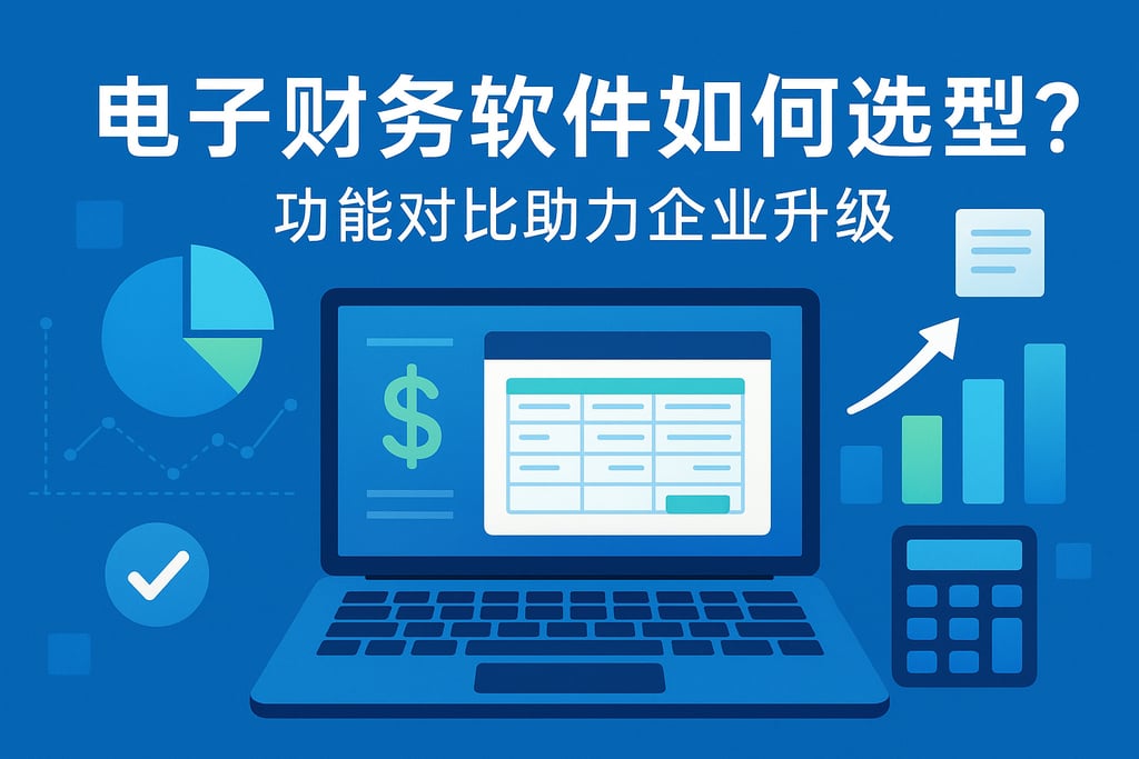 电子财务软件如何选型？功能对比助力企业升级