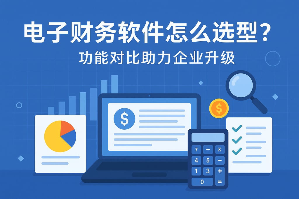 电子财务软件怎么选型？功能对比助力企业升级