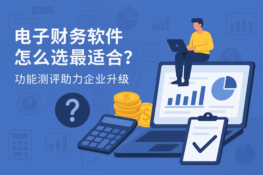 电子财务软件怎么选最适合？功能测评助力企业升级