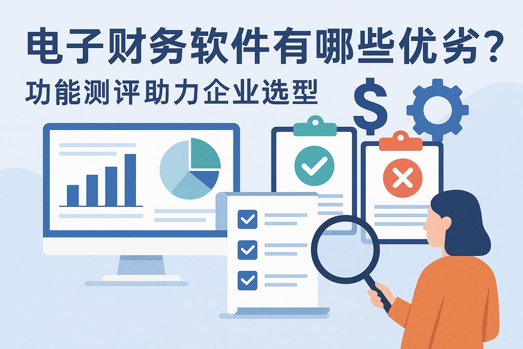 电子财务软件有哪些优劣？功能测评助力企业选型