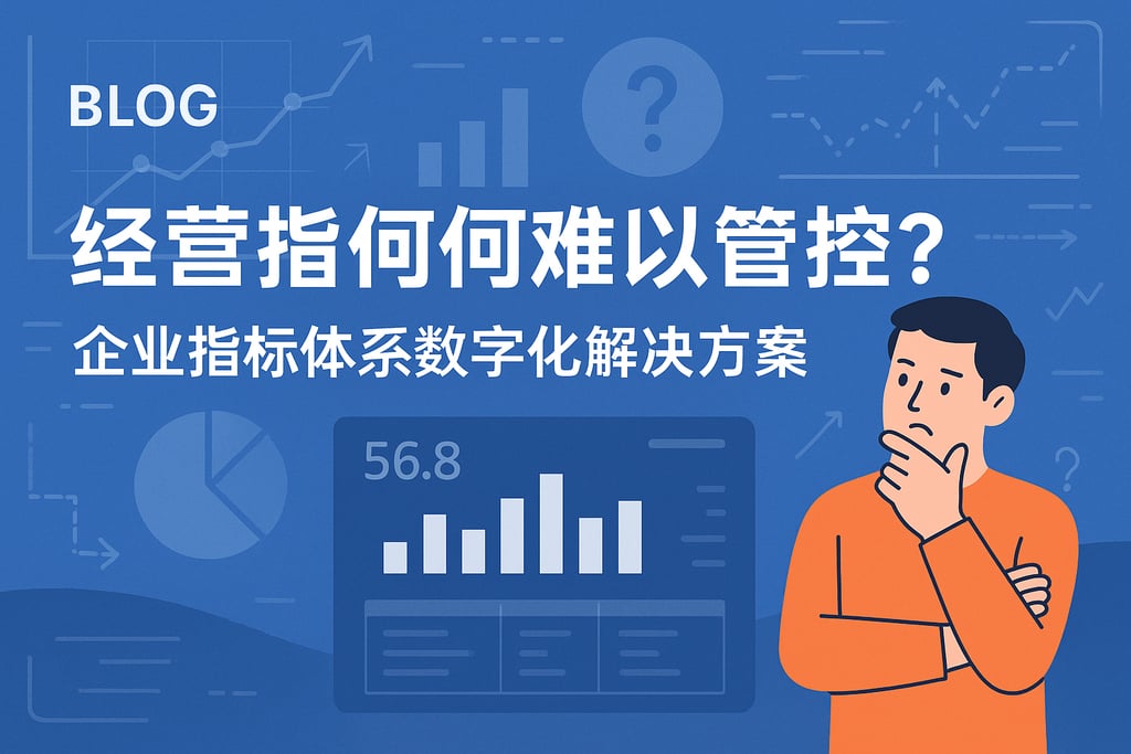 经营指标为何难以管控？企业指标体系数字化解决方案