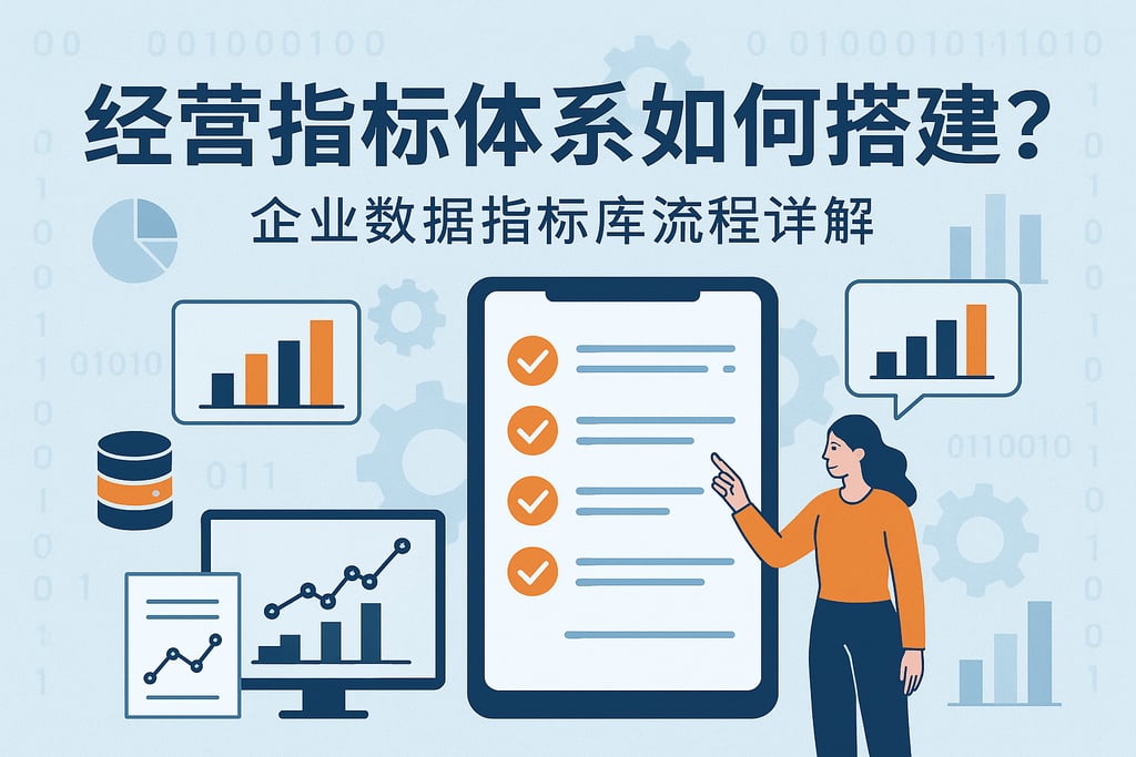 经营指标体系如何搭建？企业数据指标库流程详解