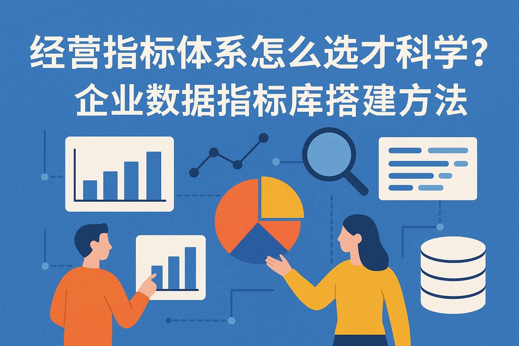 经营指标体系怎么选才科学？企业数据指标库搭建方法