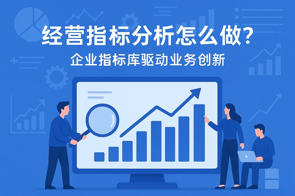 经营指标分析怎么做？企业指标库驱动业务创新