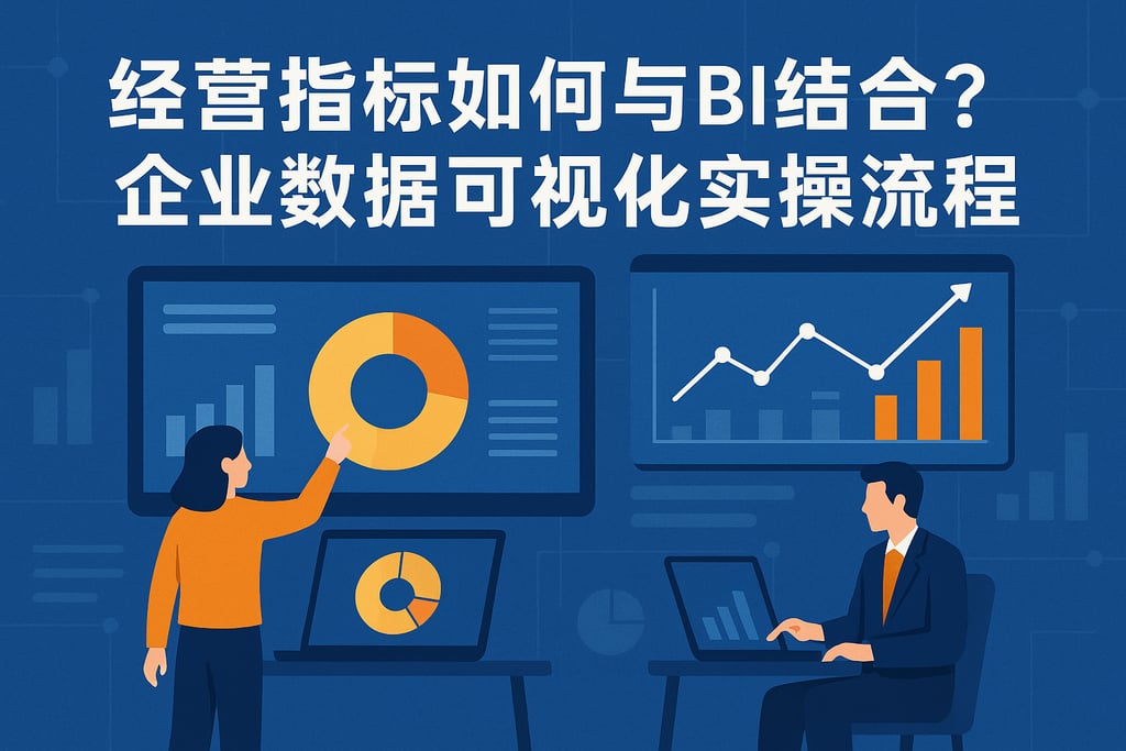 经营指标如何与BI结合？企业数据可视化实操流程