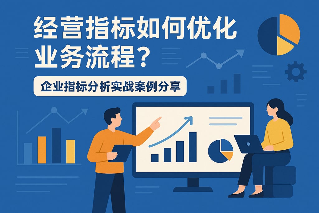 经营指标如何优化业务流程？企业指标分析实战案例分享