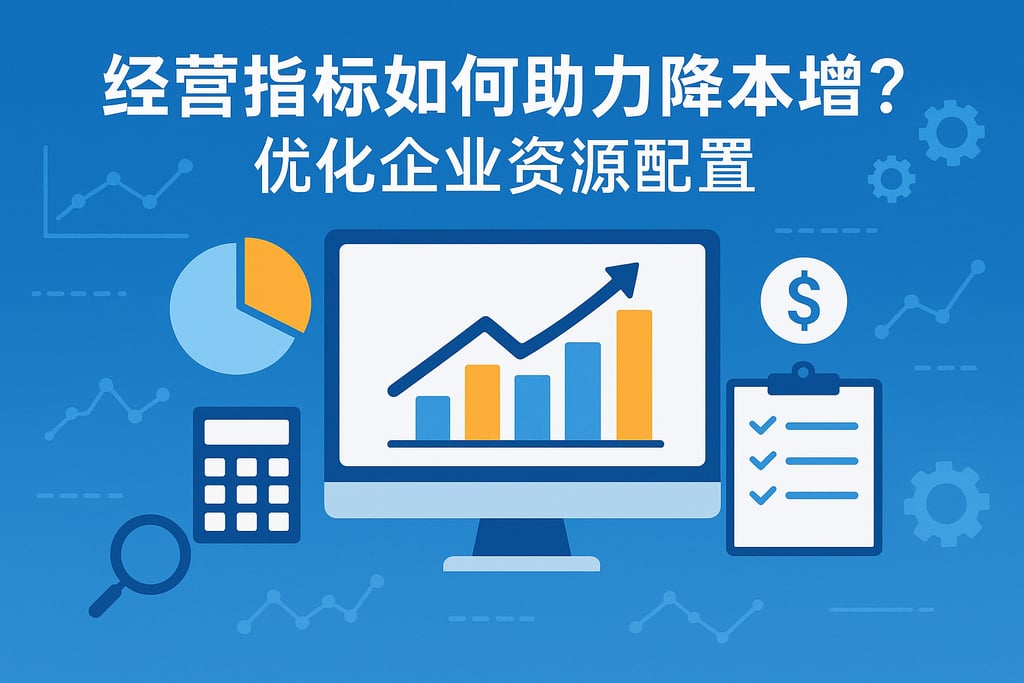 经营指标如何助力降本增效？优化企业资源配置