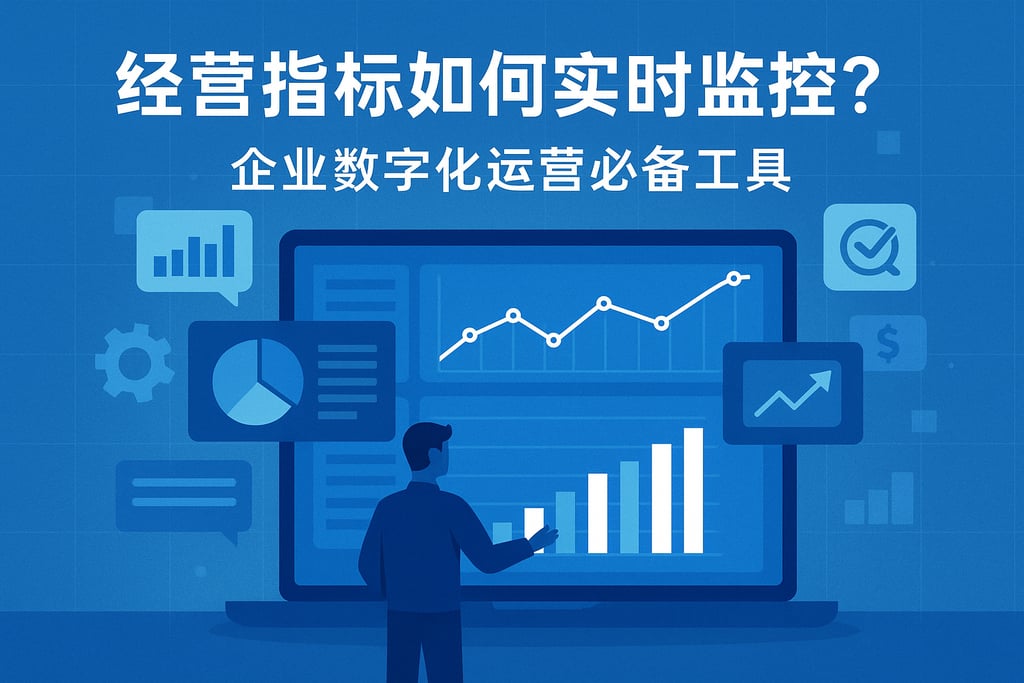 经营指标如何实时监控？企业数字化运营必备工具