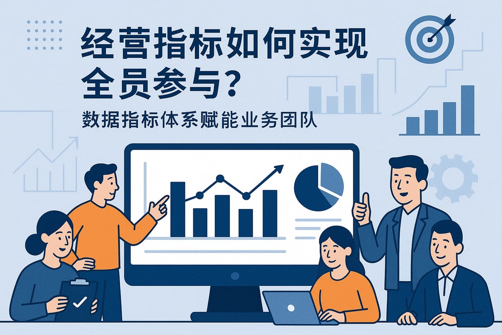 经营指标如何实现全员参与？数据指标体系赋能业务团队