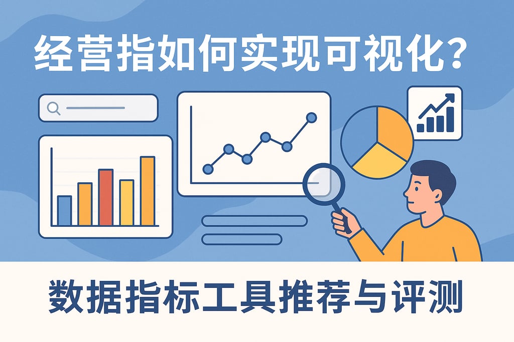 经营指标如何实现可视化？数据指标工具推荐与评测