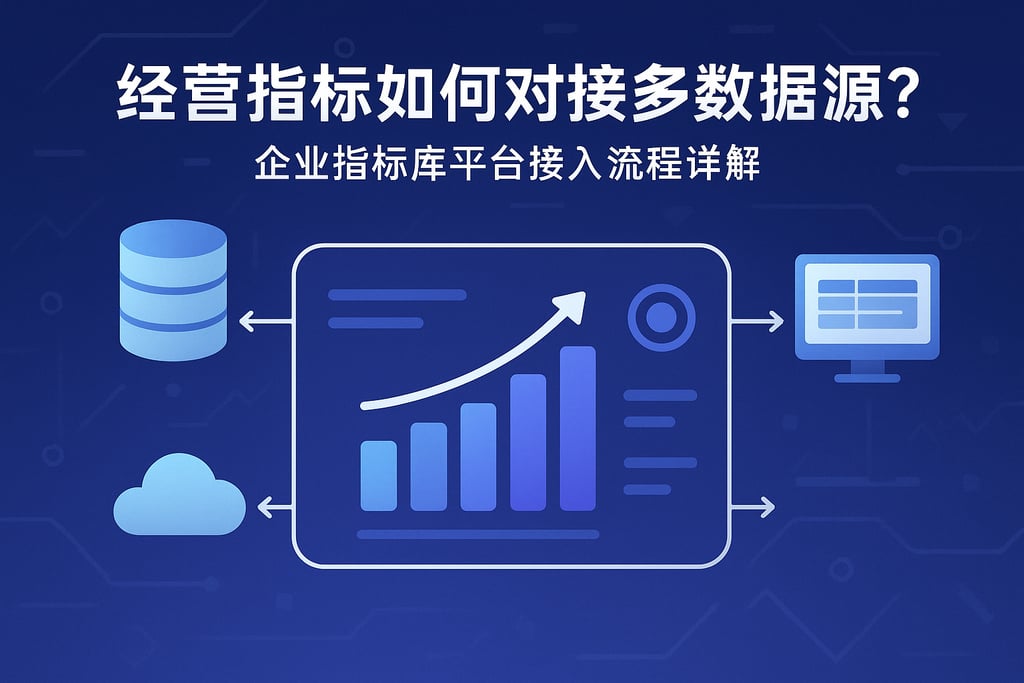 经营指标如何对接多数据源？企业指标库平台接入流程详解