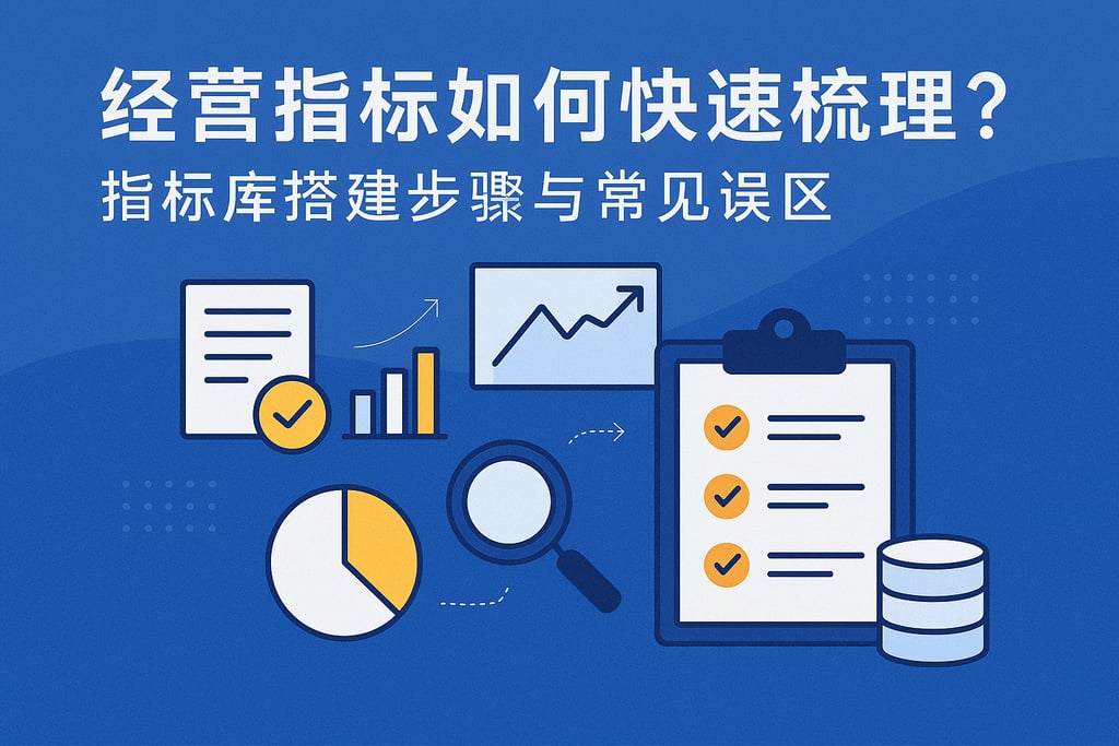 经营指标如何快速梳理？指标库搭建步骤与常见误区