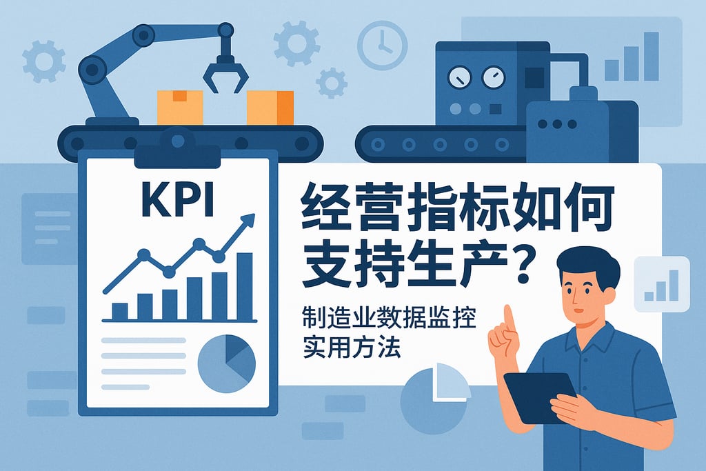 经营指标如何支持生产？制造业数据监控实用方法
