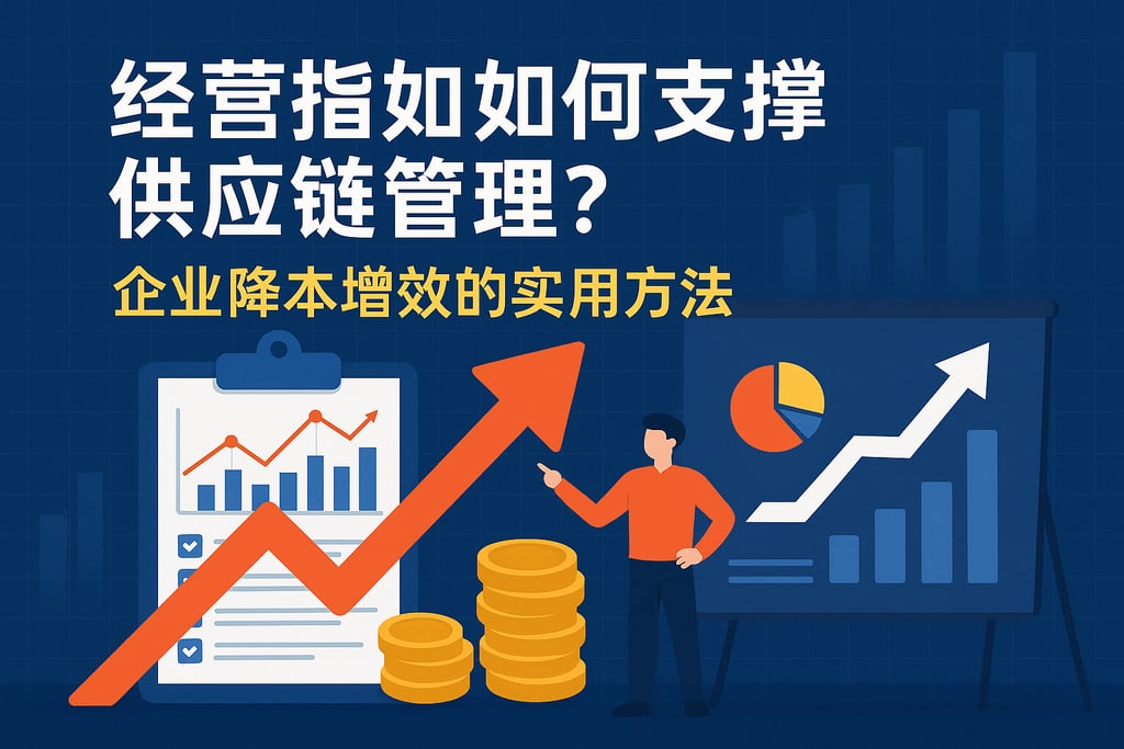 经营指标如何支撑供应链管理？企业降本增效的实用方法