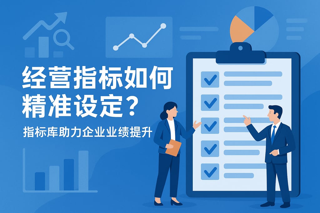 经营指标如何精准设定？指标库助力企业业绩提升