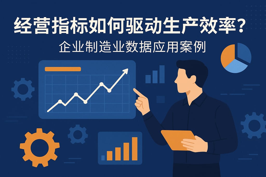 经营指标如何驱动生产效率？企业制造业数据应用案例
