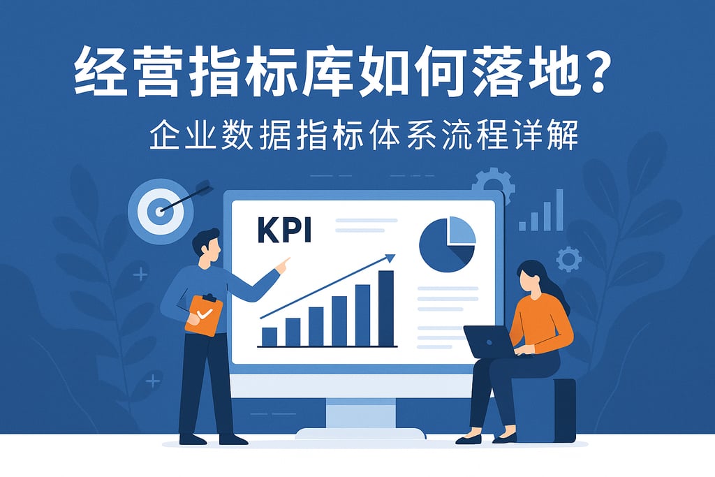经营指标库如何落地？企业数据指标体系流程详解
