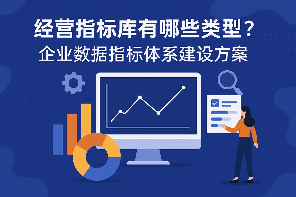 经营指标库有哪些类型？企业数据指标体系建设方案