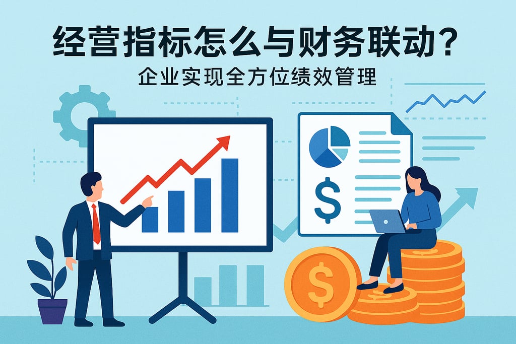 经营指标怎么与财务联动？企业实现全方位绩效管理