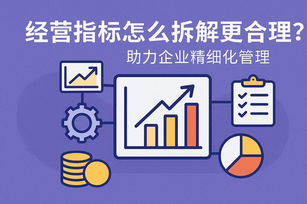 经营指标怎么拆解更合理？助力企业精细化管理