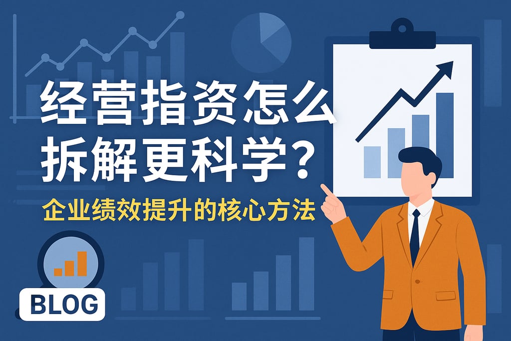 经营指标怎么拆解更科学？企业绩效提升的核心方法