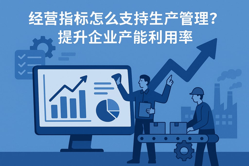 经营指标怎么支持生产管理？提升企业产能利用率