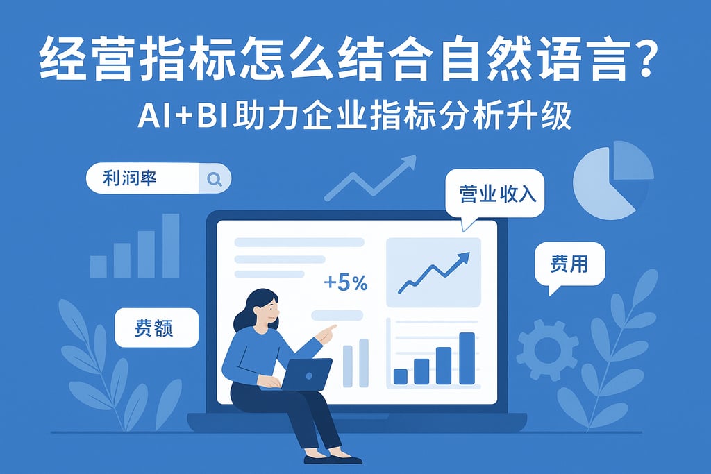 经营指标怎么结合自然语言？AI+BI助力企业指标分析升级
