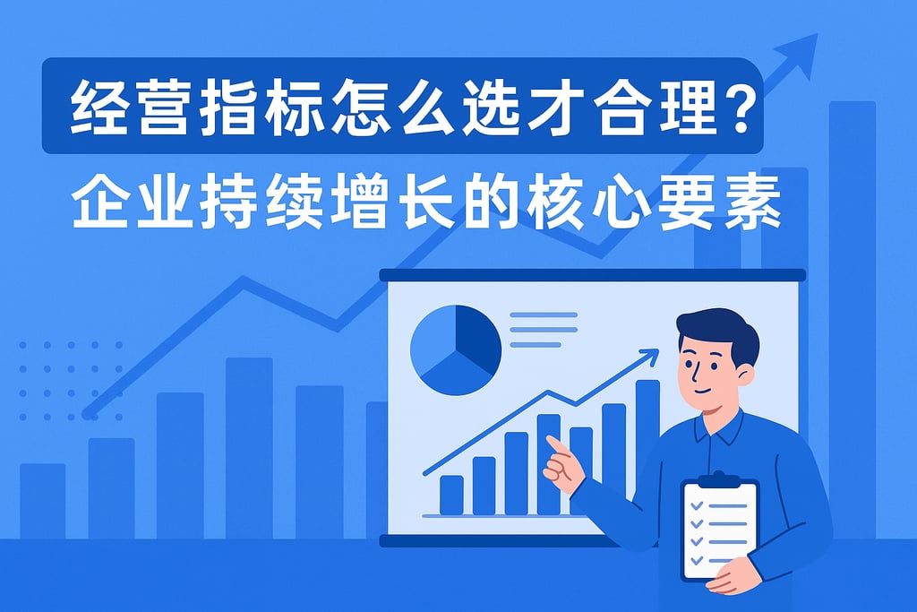 经营指标怎么选才合理？企业持续增长的核心要素