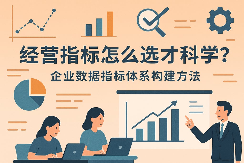经营指标怎么选才科学？企业数据指标体系构建方法