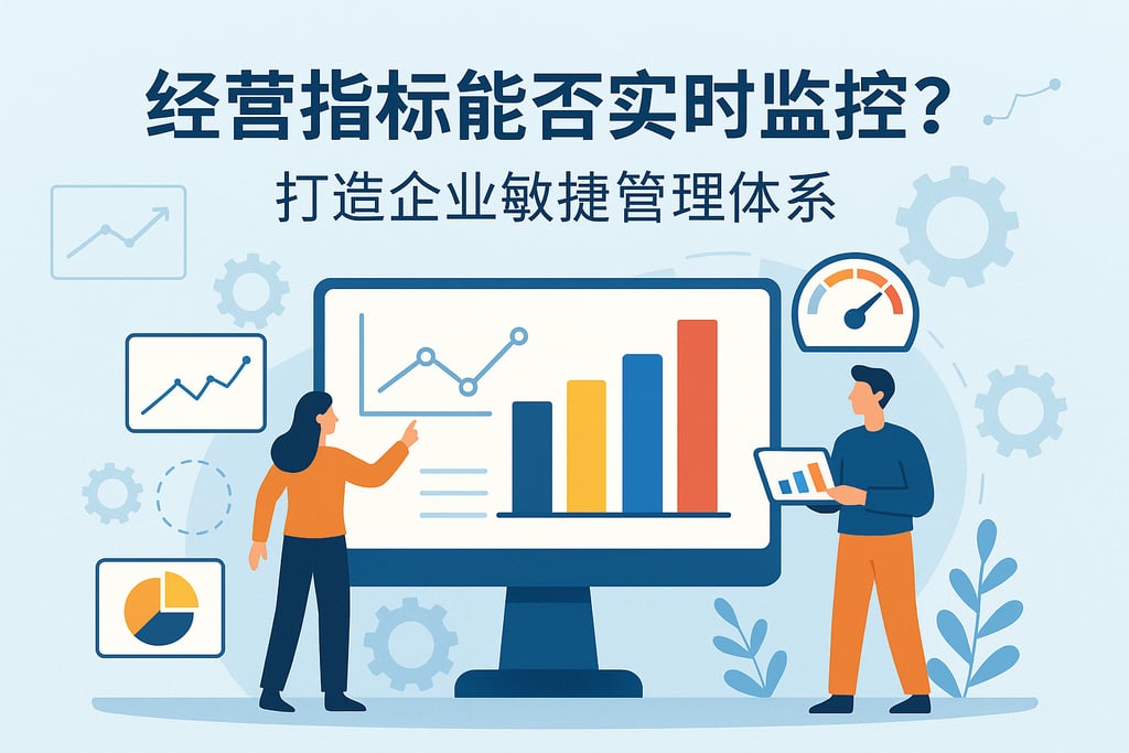 经营指标能否实时监控？打造企业敏捷管理体系