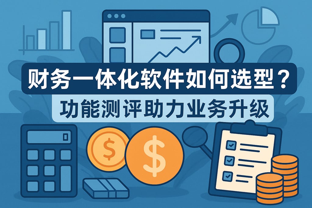 财务一体化软件如何选型？功能测评助力业务升级