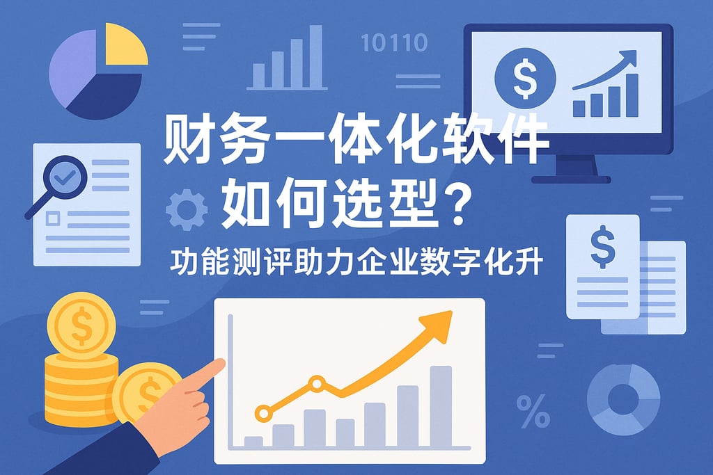 财务一体化软件如何选型？功能测评助力企业数字化升级