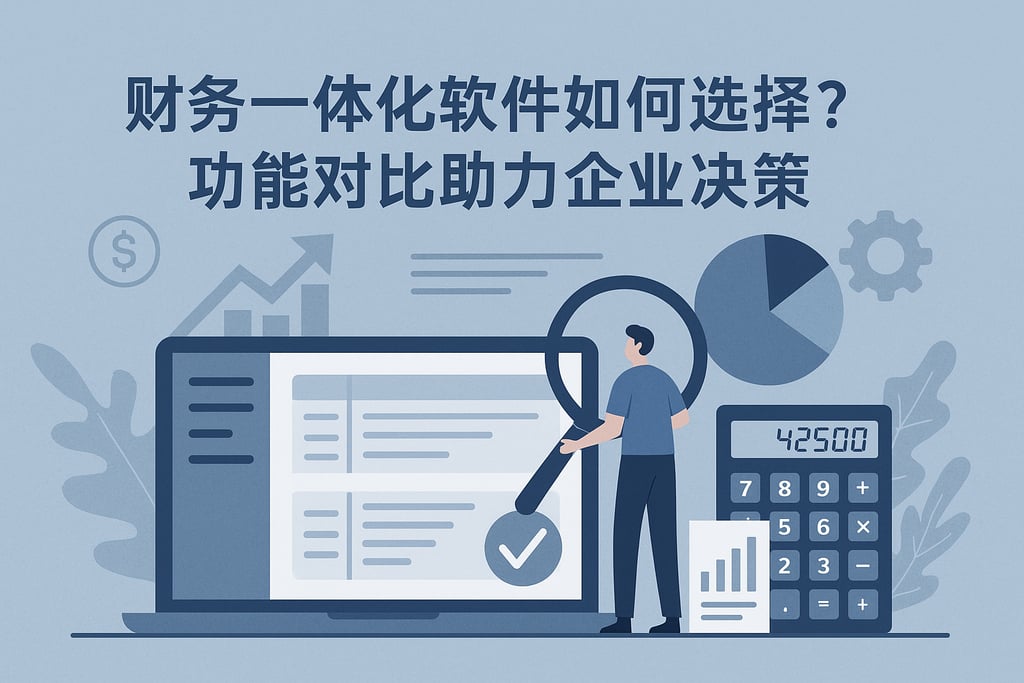 财务一体化软件如何选择？功能对比助力企业决策