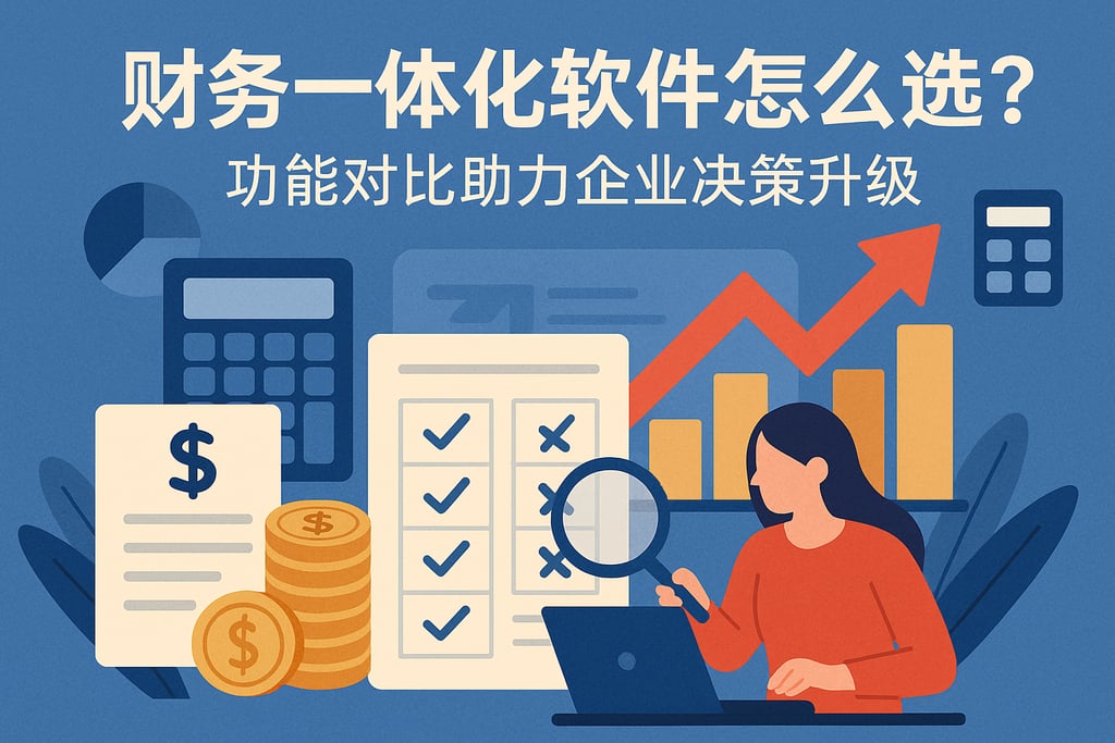 财务一体化软件怎么选？功能对比助力企业决策升级